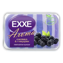 Туалетное крем-мыло Exxe "Ежевика и глицерин" 80 г