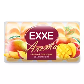 Туалетное крем-мыло Exxe "Манго и глицерин" 5x70 г