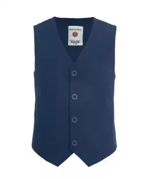 Синий жилет в полоску Button Blue (110)
