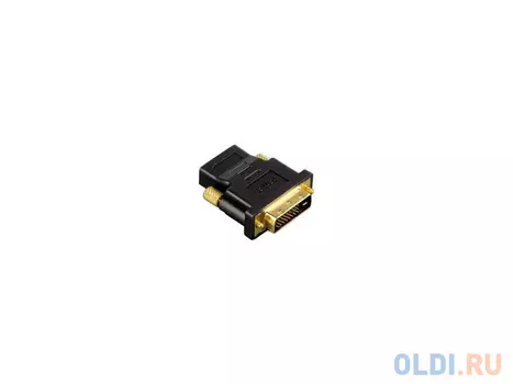 Переходник HDMI (f) - DVI/D (m) Hama позолоченные штекеры черный H-034035