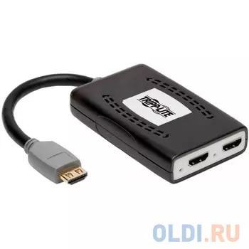 Переходник HDMI Tripplite B118-002-HDR-V2 круглый черный/серый