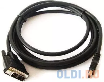 Переходной кабель Kramer Electronics C-HM/DM-50 HDMI-DVI с золотым покрытием разъема (Вилка - Вилка), 15.2 м