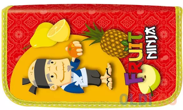 Пенал на одно отделение Action! FRUIT NNINJA FN-PC01-02