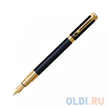 Перьевая ручка Waterman Perspective Black GT черный F перо F позолоченные детали S0830800