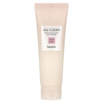Heimish, All Clean, нежный отшелушивающий очищающий гель, AHA BHA, 4,39 жидких унции (130 мл)