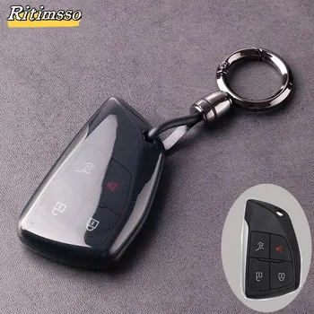 Чехол для автомобильного ключа для Chevrolet Tahoe Suburban для GMC Yukon для Buick ENVISION S Plus Avenir 2020 2021 2022 2023 5 6 кнопок