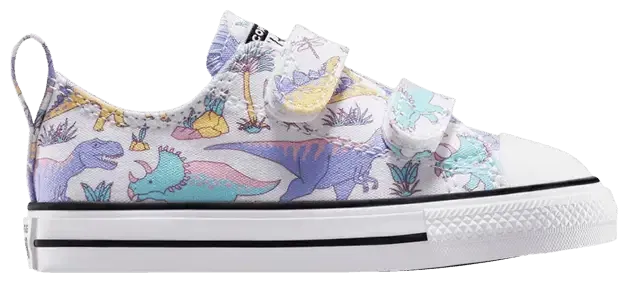 Кроссовки Converse Chuck Taylor All Star EasyOn Low TD 'Dino Party - White Ultraviolet', белый