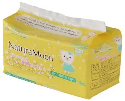 Гигиенические прокладки Natura Moon с перьями для дневного использования в комплекте с сумкой для переодевания (нет дней) 24 (дело)