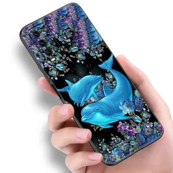 Чехол для телефона Ocean Golphin Dance Jumping для Xiaomi Redmi Note 5 6 9T K20 K40 K50 Pro 7A 8A 9A 9C 9i 10A 10C A1 S2 TPU черный чехол Redmi Note 5(Pro)