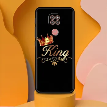 Черный роскошный чехол для Motorola G30 G60 G50 G22 G200 G9 G8 Play Power One Fusion Plus Edge 20 Fundas, чехол Diamond Queen Crown Moto G Stylus
