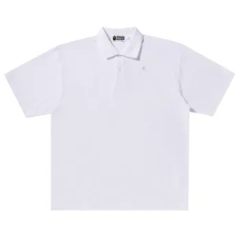 Поло BAPE Ape Head Towelling Polo 'White', белый
