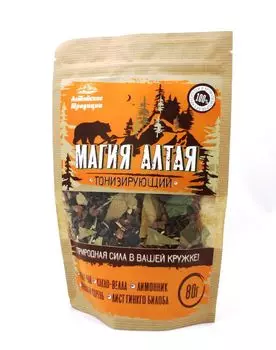 Травяной чай "Магия Алтая" Тонизирующий, 80 г., Алтайские традиции