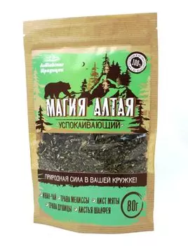 Травяной чай "Магия Алтая" Успокаивающий, 80 г., Алтайские традиции