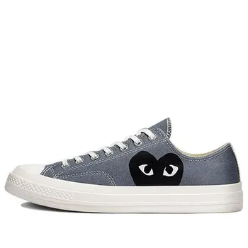 Кроссовки x comme des garcons play chuck 70 low 'steel gray' Converse, серый