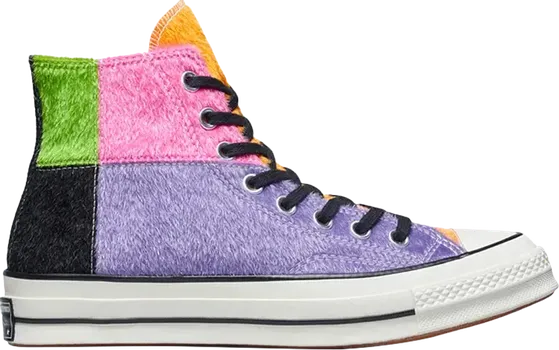 Кроссовки Converse Chuck 70 Hi Multicolor Fur, разноцветный
