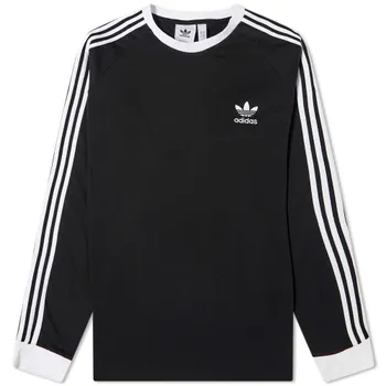 Футболка с длинным рукавом Adidas Long Sleeve 3 Stripe, черный