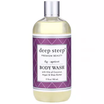 Deep Steep, Гель для душа, инжир и абрикос, 503 мл (17 жидк. Унций)