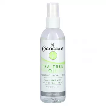 Cococare, Увлажняющий тоник для лица, без спирта, масло чайного дерева, 118 мл (4 жидк. Унции)