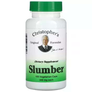 Christopher's Original Formulas, Slumber, 440 мг, 100 вегетарианских капсул