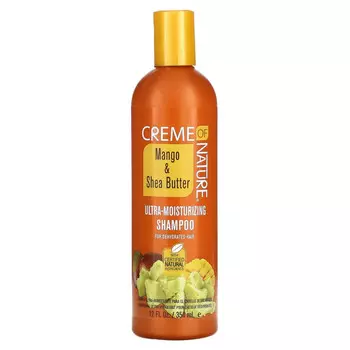 Creme Of Nature, Ультраувлажняющий шампунь, масло манго и ши, 354 мл (12 жидк. Унций)