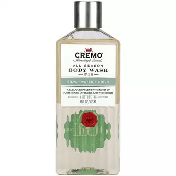 Cremo, All Season, Body Wash, No 10, Silver Water & Birch, 16 fl oz (473 ml)