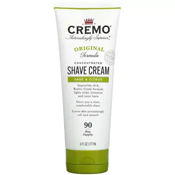Cremo, Оригинальный крем для бритья, с шалфеем и цитрусовыми, 177 мл (6 жидк. Унций)