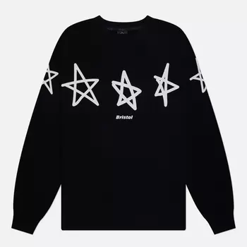 Мужская толстовка F.C. Real Bristol Star Crew Neck, цвет чёрный, размер XL