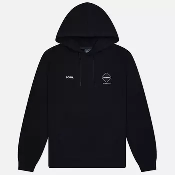 Мужская толстовка F.C. Real Bristol Team Hoodie Big Logo, цвет чёрный, размер XL