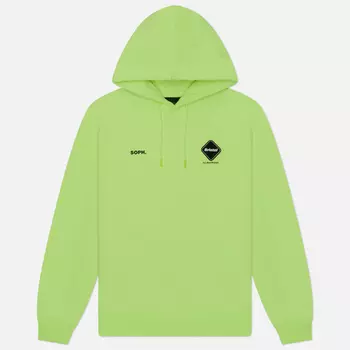 Мужская толстовка F.C. Real Bristol Team Hoodie Big Logo, цвет зелёный, размер XL