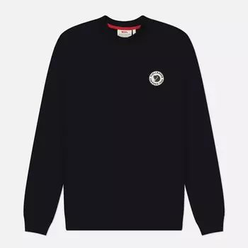 Мужская толстовка Fjallraven 1960 Logo Badge, цвет чёрный, размер XL