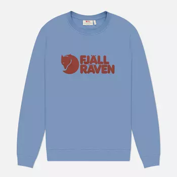 Мужская толстовка Fjallraven Logo Sweater, цвет голубой, размер XL