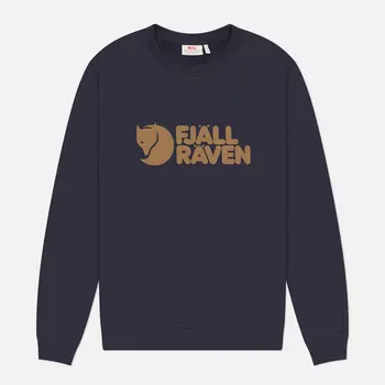 Мужская толстовка Fjallraven Logo Sweater, цвет синий, размер S