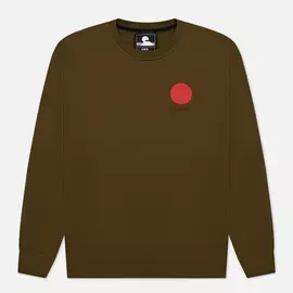 Мужская толстовка Edwin Japanese Sun, цвет оливковый, размер XXL