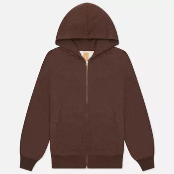 Мужская толстовка FrizmWORKS OG Bocaci Heavyweight Hoodie Zip Up Parka, цвет коричневый, размер M