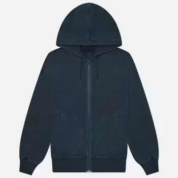 Мужская толстовка FrizmWORKS OG Pigment Dyeing Hoodie Zip Up Parka, цвет синий, размер XL