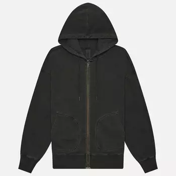 Мужская толстовка FrizmWORKS OG Pigment Dyeing Hoodie Zip Up Parka, цвет серый, размер XL