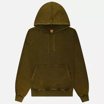 Мужская толстовка FrizmWORKS OG Vintage Dyeing Pullover Hoodie, цвет оливковый, размер XL