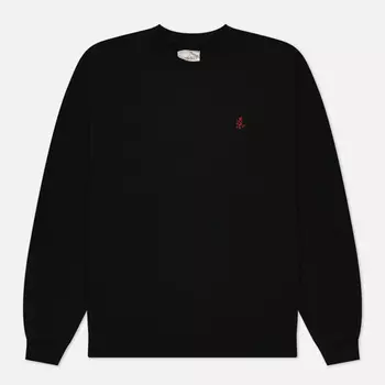 Мужская толстовка Gramicci Basic Crew Neck, цвет чёрный, размер M