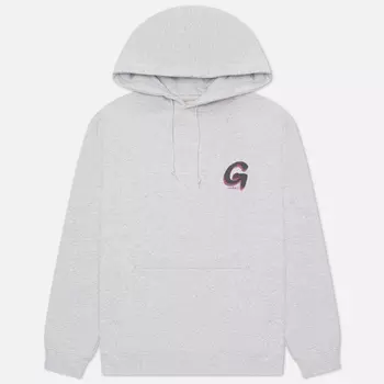 Мужская толстовка Gramicci Big-G Logo Hoodie, цвет серый, размер XXL