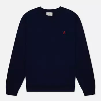 Мужская толстовка Gramicci One Point Crew Neck, цвет синий, размер M