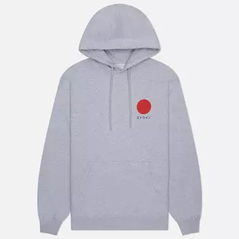 Мужская толстовка Edwin Japanese Sun Hoodie Oversized Fit, цвет серый, размер L