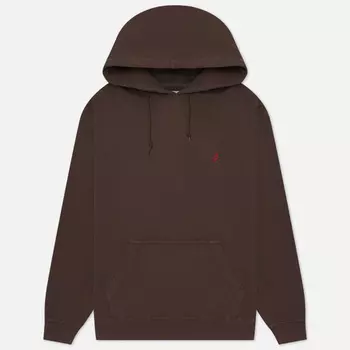 Мужская толстовка Gramicci One Point Hoodie, цвет коричневый, размер L