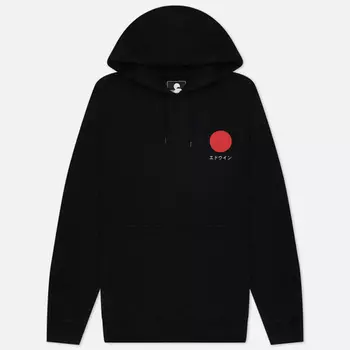 Мужская толстовка Edwin Japanese Sun Hoodie Oversized Fit, цвет чёрный, размер M