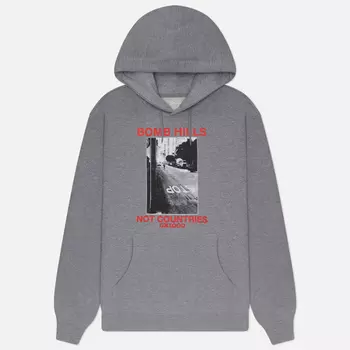 Мужская толстовка GX1000 Bomb Hills Hoodie, цвет серый, размер XXL