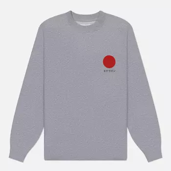 Мужская толстовка Edwin Japanese Sun Oversized Fit, цвет серый, размер XXL