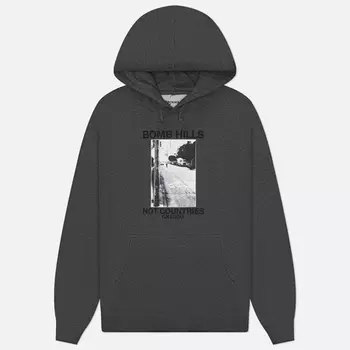 Мужская толстовка GX1000 Bomb Hills Not Countries Hoodie, цвет серый, размер XL