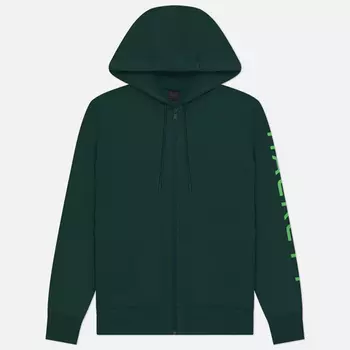 Мужская толстовка Hackett Essential Hoodie Full Zip, цвет зелёный, размер XXL