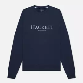 Мужская толстовка Hackett London Logo Crew Neck, цвет синий, размер M