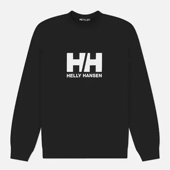 Мужская толстовка Helly Hansen HH Logo Crew 2.0, цвет чёрный, размер S
