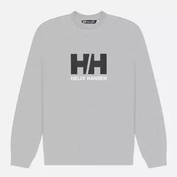 Мужская толстовка Helly Hansen HH Logo Crew 2.0, цвет серый, размер L